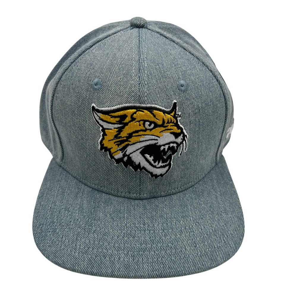Pro Standard Bethune-Cookman BCU Wildcats Snapback Hat Denim Blue Wool Blend NEW
